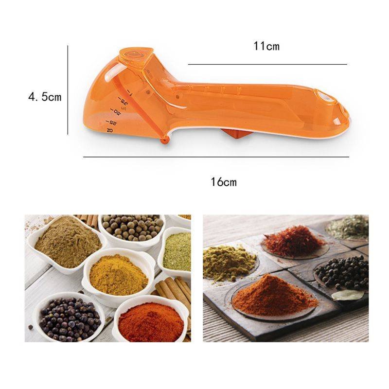 Kitchen Measuring Spoons Adjustable Sliding Utensils Cooking Baking Tool