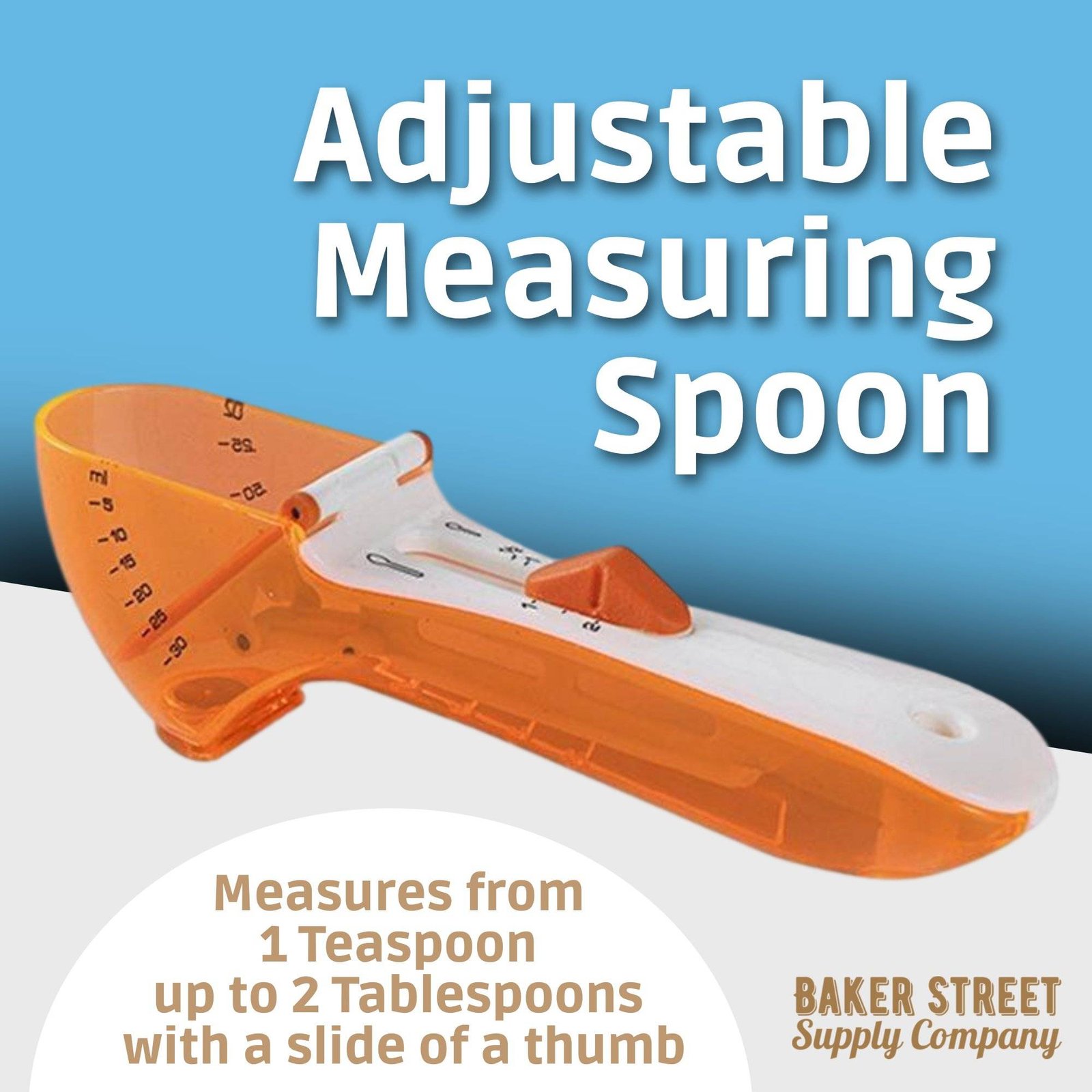 Adjustable measuring spoon - 1 Tsp to 2 Tbsp